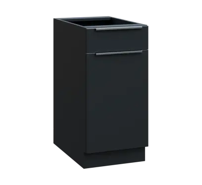 SIS - 4DZ spodní skříňka, 1-dveřová, 1-zásuvková, pravá, 870x400x600, antracit SIS - 4DZ spodní skříňka, 1-dveřová, 1-zásuvková, pravá, 870x400x600, antracit